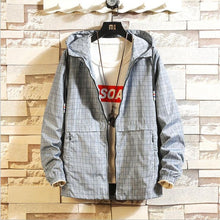 Load image into Gallery viewer, Fashion Brand Spring Autumn Men Casual Streetwear Floral Hoodie Jacket Man Waterproof Clothes Mens Windbreaker Coat Male Outwear