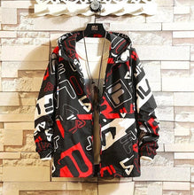 Load image into Gallery viewer, Fashion Brand Spring Autumn Men Casual Streetwear Floral Hoodie Jacket Man Waterproof Clothes Mens Windbreaker Coat Male Outwear