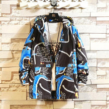 Load image into Gallery viewer, Fashion Brand Spring Autumn Men Casual Streetwear Floral Hoodie Jacket Man Waterproof Clothes Mens Windbreaker Coat Male Outwear