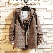 Load image into Gallery viewer, Fashion Brand Spring Autumn Men Casual Streetwear Floral Hoodie Jacket Man Waterproof Clothes Mens Windbreaker Coat Male Outwear