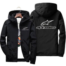 Load image into Gallery viewer, Alpinestars Spring Summer High Mountain Star Jacket Men's Street Windbreaker Hoodie Zipper Thin Jacket Men's Casual Jacket 7XL