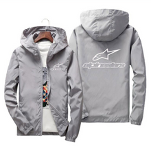 Load image into Gallery viewer, Alpinestars Spring Summer High Mountain Star Jacket Men's Street Windbreaker Hoodie Zipper Thin Jacket Men's Casual Jacket 7XL