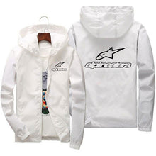 Load image into Gallery viewer, Alpinestars Spring Summer High Mountain Star Jacket Men's Street Windbreaker Hoodie Zipper Thin Jacket Men's Casual Jacket 7XL